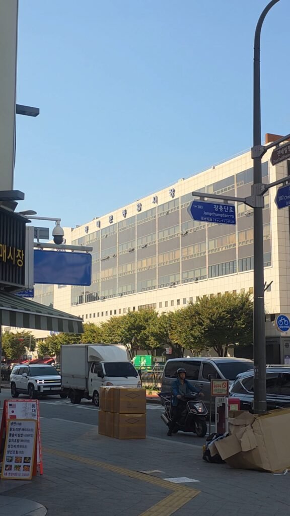 Street view on the way to Dongdaemun Comprehensive Market